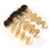 #1B613 Body Wave 13x4 Human Hair Blonde Frontal