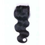 Body Wave 4x4 Virgin Human Hair Natural Black Closure