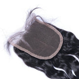 Natural Curly 4x4 Virgin Human Hair Natural Black Closure