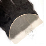 Body Wave 13x4 Transparent Frontal Lace Wig Natural Black 180% Density