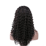 Deep Wave HD Full Frontal 13*4 Lace Wig Natural Black