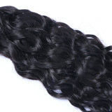 Bundle Deals With Closure Natural Curly Virgin Human Hair Natural Black